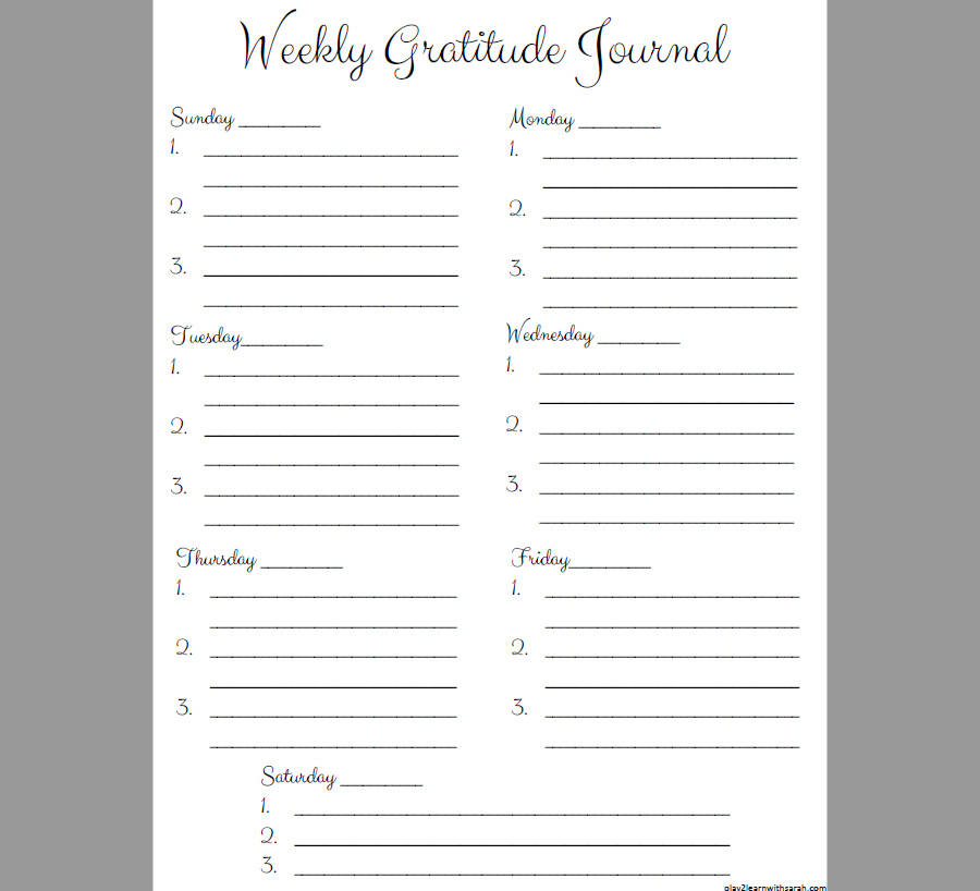 21 Days of Gratitude